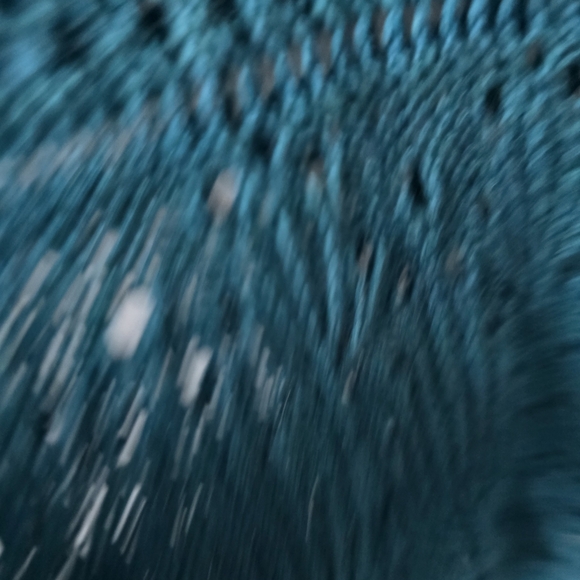 Free People Teal Lace Bell Sleeve Top XS - Picture 11 of 12